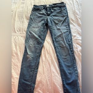 Abercrombie and fitch super skinny mid rise jeans
